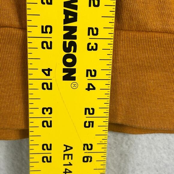Aviator Nation Unisex Size M Hand Dyed Yellow/ Orange Sunset Sweatshirt - Picture 9 of 10